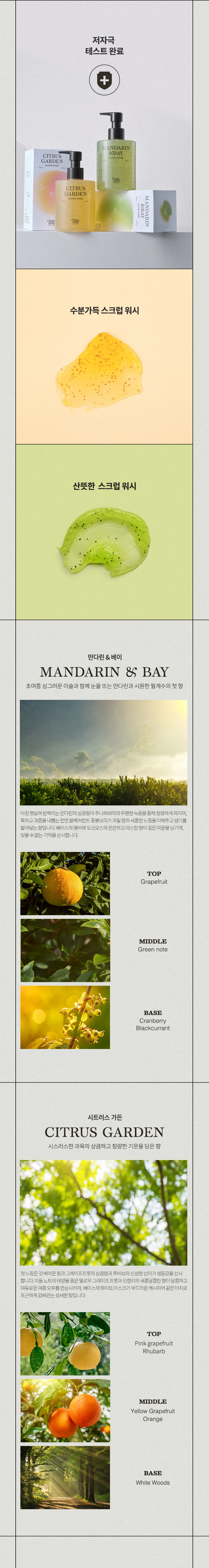 퍼퓸 스크럽 바디워시 만다린 앤 베이 공식 상세 설명 3
